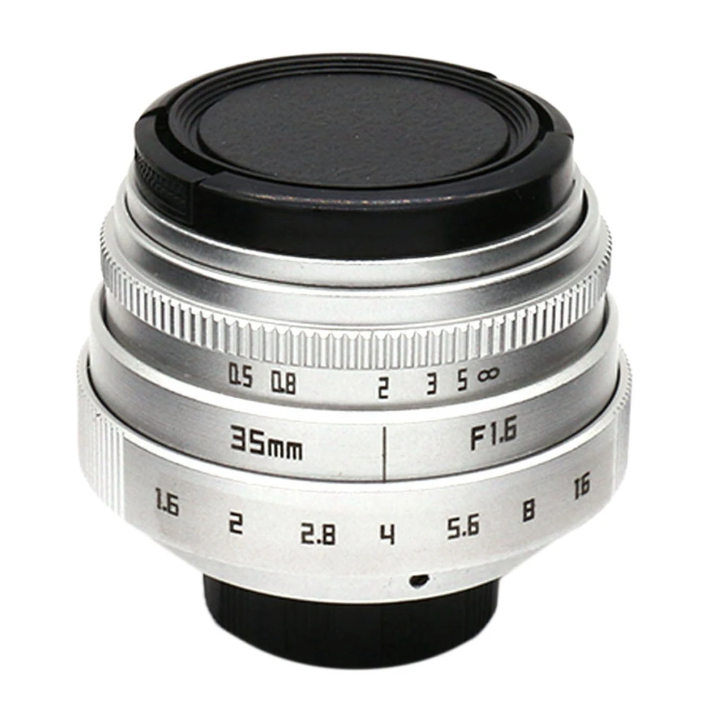 35 мм F1.6 C крепление объектива камеры с переходным кольцом для Canon EOSM / M2 M3|Объективы