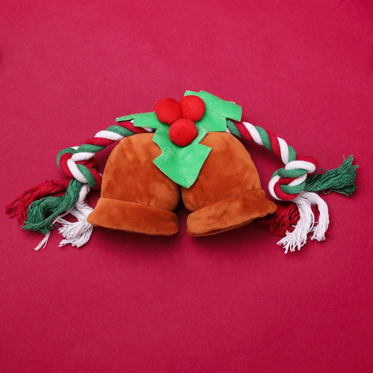 

Christmas Doll Cute Plush Dog Toys Squeaky Lovely Pet Small Dog Puppy Cat Tugging Chew Training Quack Sound Toy Supplies 2022