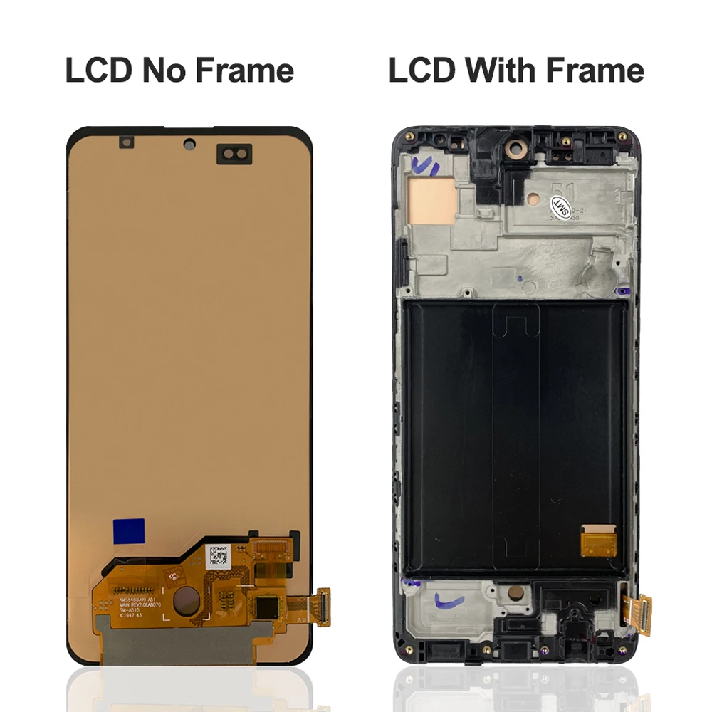 Pantalla Lcd Super Amoled para m&oacute;vil, montaje de digitalizador t&aacute;ctil para Samsung Galaxy A51, A515, A515, A515FN/DS, A515F-3
