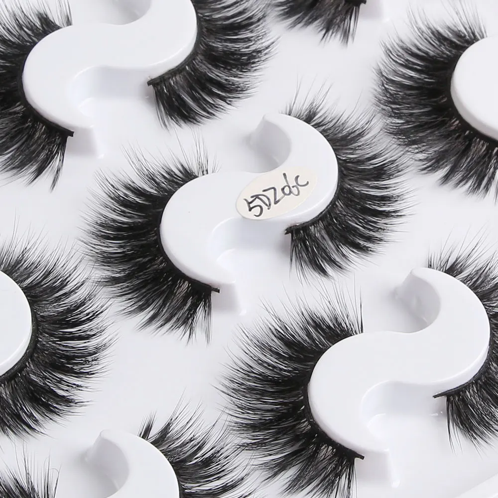 9 пар/компл. Макияж ресницы серо-коричневого цвета ручная работа объем