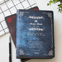 notebook 2020 4 metal clip magic notebook creative vintage thick clip hard cover notepad diary thickened 100 pages