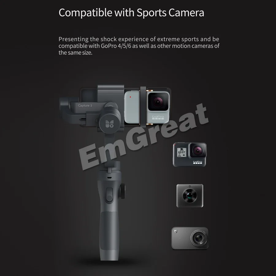 Захват funsnap 2 3-осевой ручной карданный стабилизатор для смартфона PK Zhiyun Smooth 4 Feiyutech Snoppa Atom DJI OSOM Mobile 3