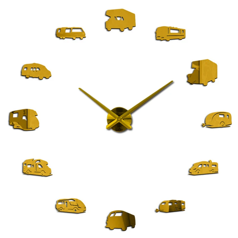 Новые кварцевые настенные часы 3d настоящие большие модные зеркальные наклейки