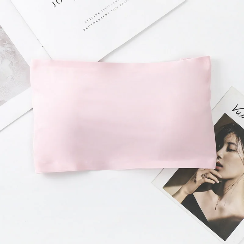 Новинка цельный бесшовный топ труба Женский невидимый бюстгальтер нижнее белье