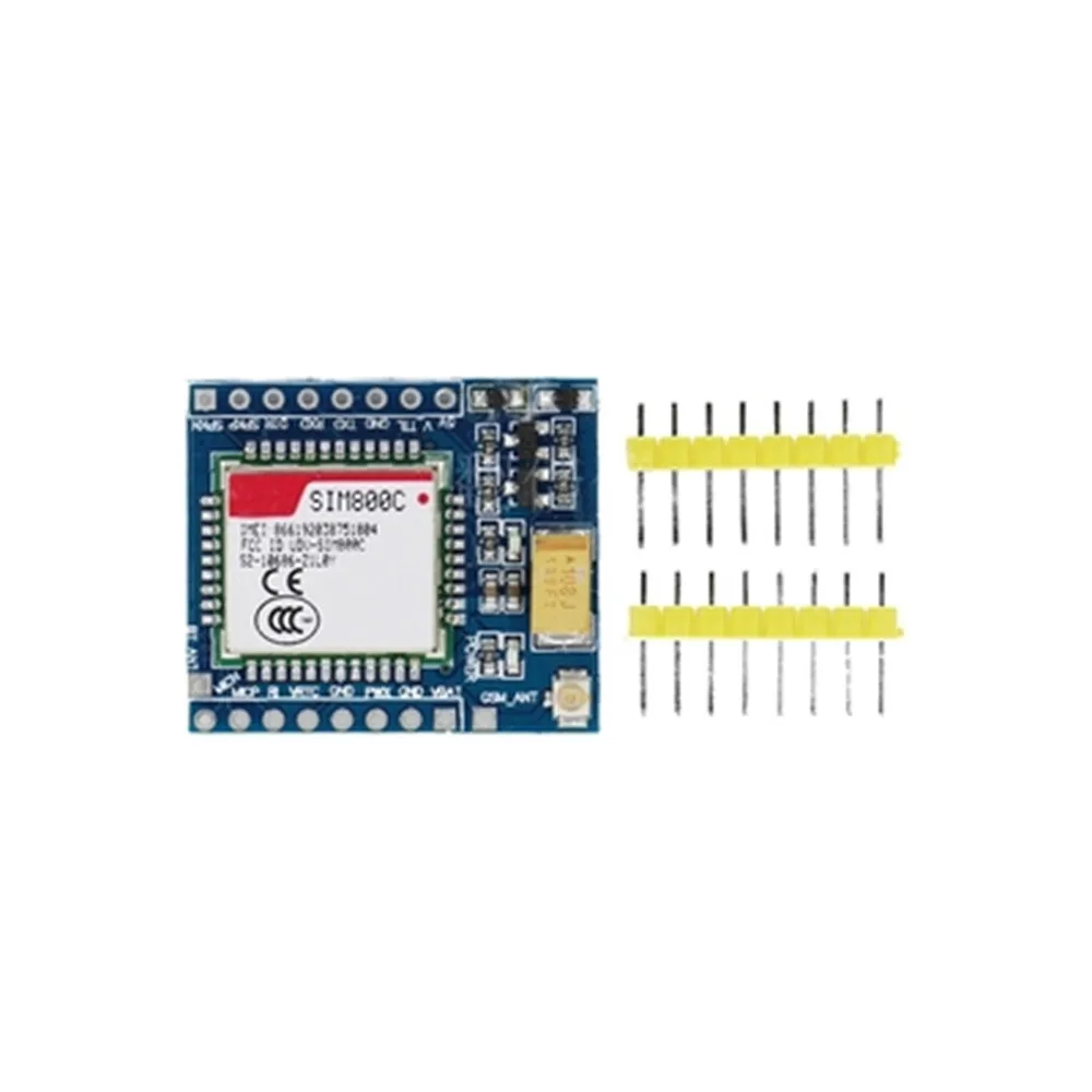 

Плата разработки SIM800C GSM GPRS модуль 5 В/3,3 в TTL IPEX с Bluetooth и TTS для Arduino STM32 C51 для Arduino