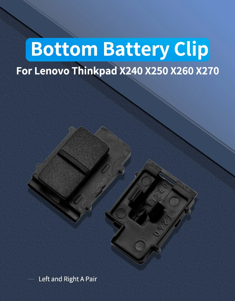 Для Lenovo Thinkpad X240 X250 X260 X270 Нижний зажим для батареи застежка сопряжение левая +
