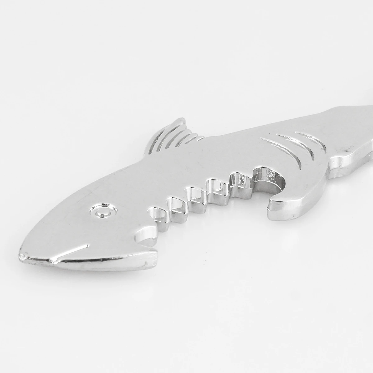 1 шт. креативный открывалка для бутылок из нержавеющей стали в форме акулы