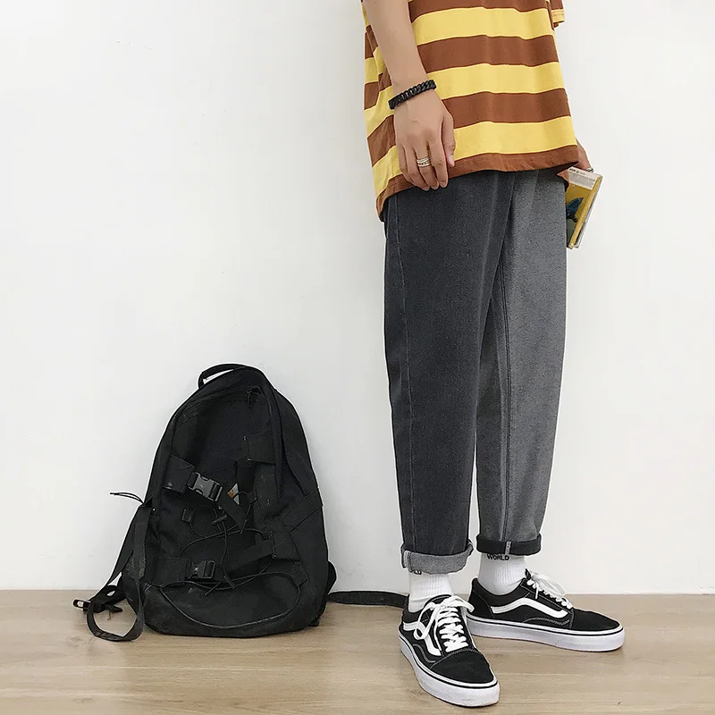 Liketkit мужские повседневные джинсы 2019 лоскутные контрастные цветные прямые