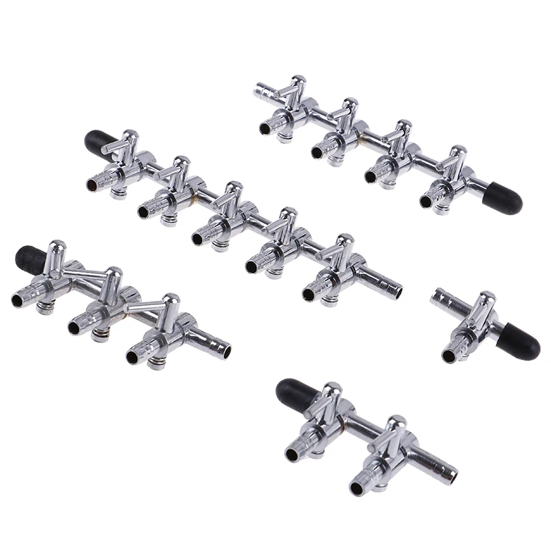 

New Distributor Aquarium Stainless Steel Lever Fish Tank Durable Oxygen Pump Accessories Splitter Air Flow Control