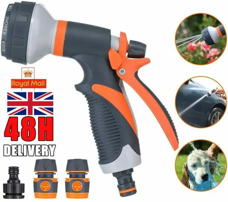 

Non-slip Water Gun with 2 in 1 Faucet Adapter Pressure Washer Water Jet High Pressure for Garden Car Hydro Washer Water Sprayer