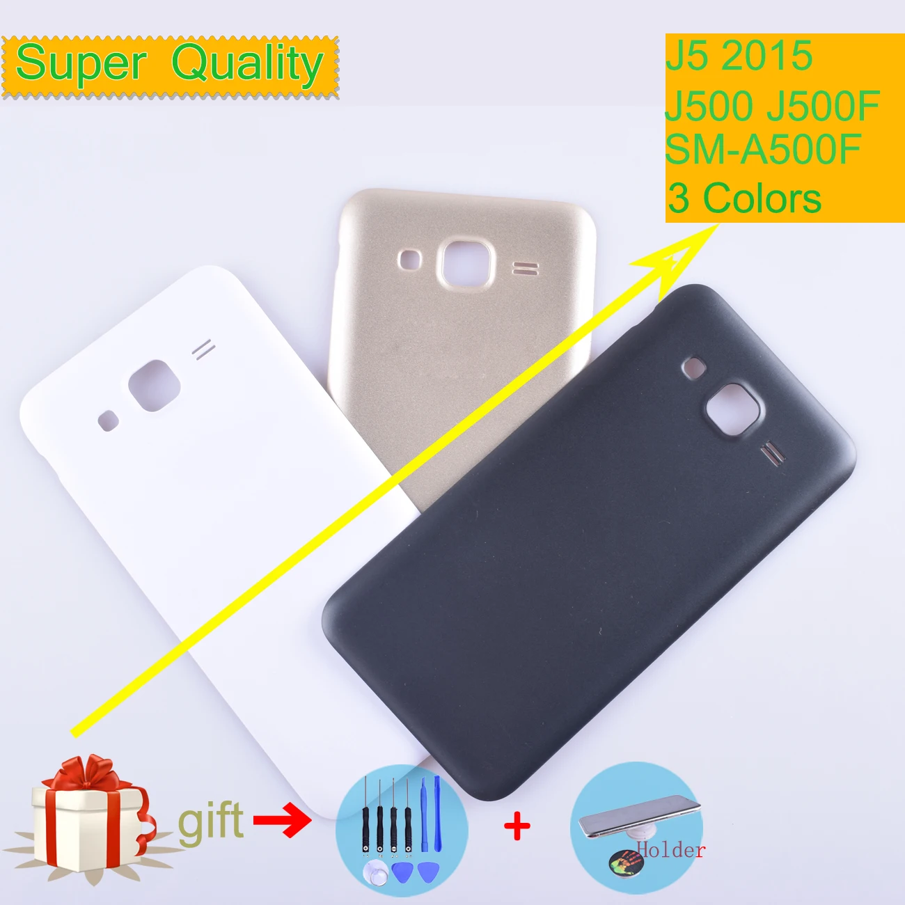 Чехол для Samsung Galaxy J5 2015 J500 J500F J500H J500M Крышка батарейного отсека задняя крышка