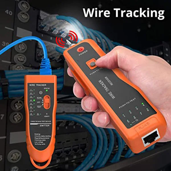 XQ-350 Network Cable Tester, Portable, Line Finder, Telephone Network Line Finder, Line Tester, for BNC RJ45 RJ1