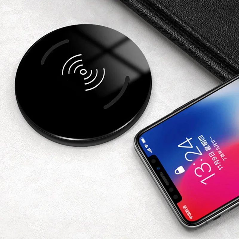 15W Wireless Charger Intelligent Induction Fast Charging Round Mount for Smartphone OD889 | Электроника