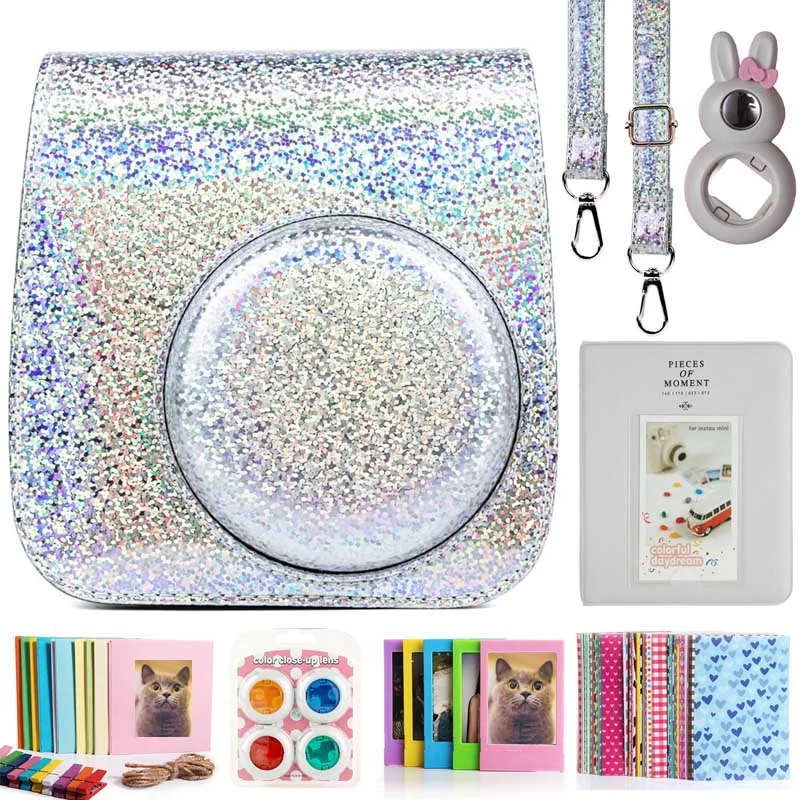 Совместимый чехол для камеры Instax Mini 9 цветная вспышка с фильтрами альбомов и