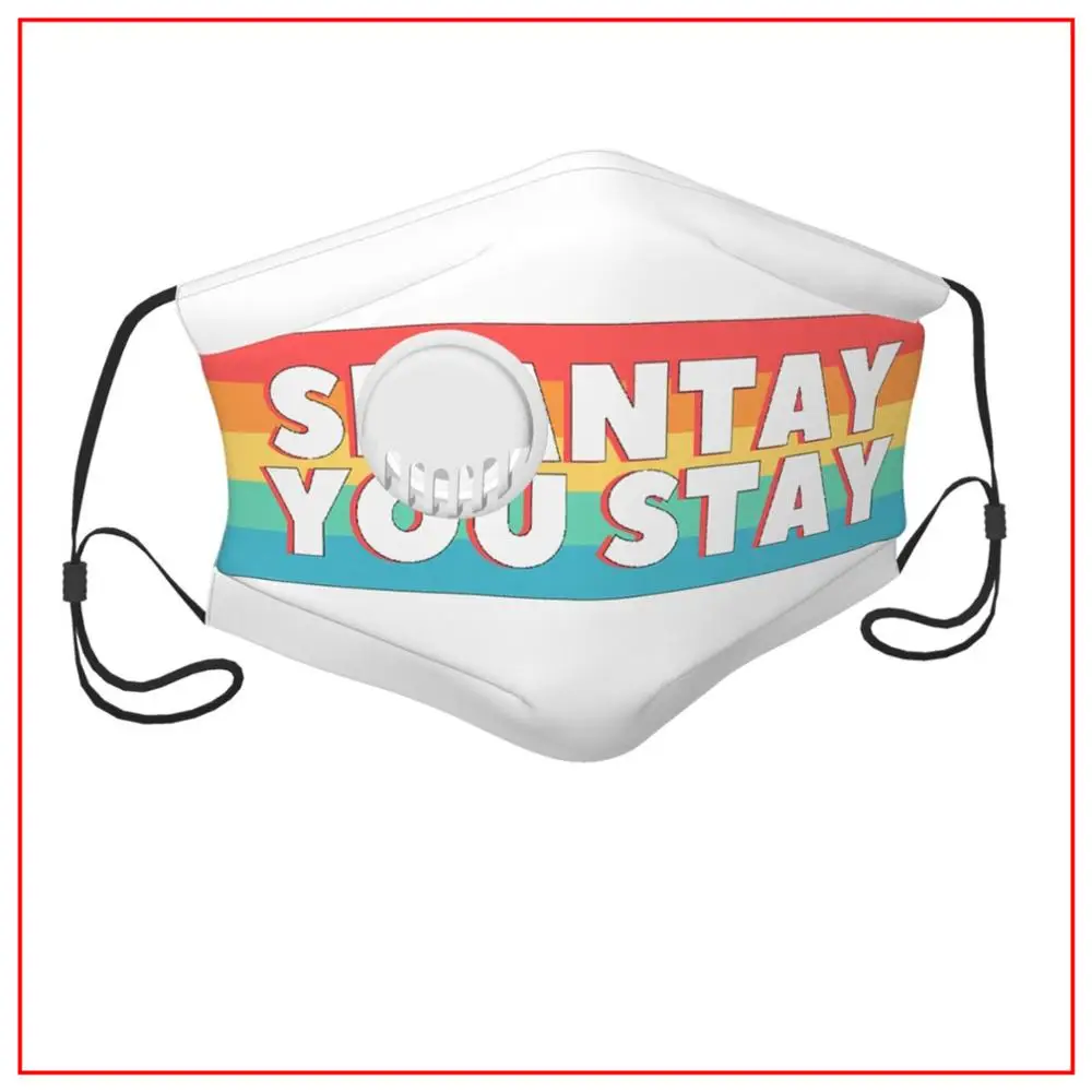 

Kids Men Women face mask SHANTAY YOU STAY - RAINBOW Facemasks for Virus Protection Mondkapjes Masbaar Fashion Cycling Large Dog