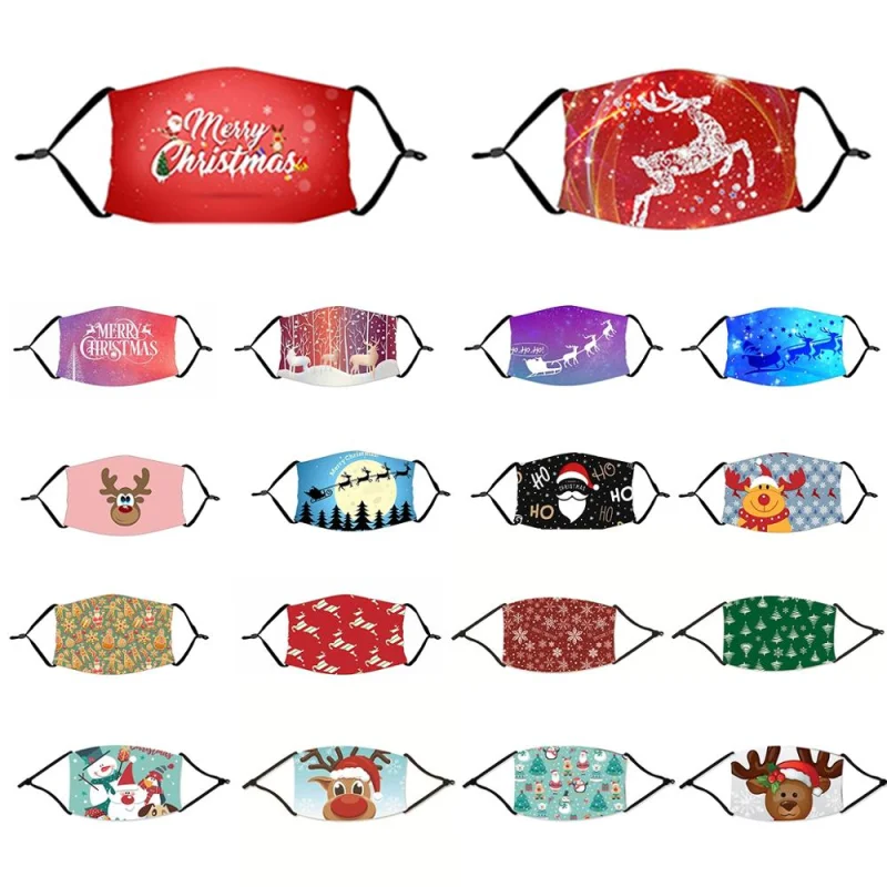 TTLIFE Christmas Mask Elk Merry Decorations For Home 2020 Ornament Xmas Navidad Gifts New Year 2021 |