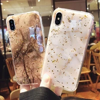 luxury bling gold foil marble glitter phone case for iphone11 12mini pro max 6 6s 7 8 plus x xr xs max shockproof soft tpu cover