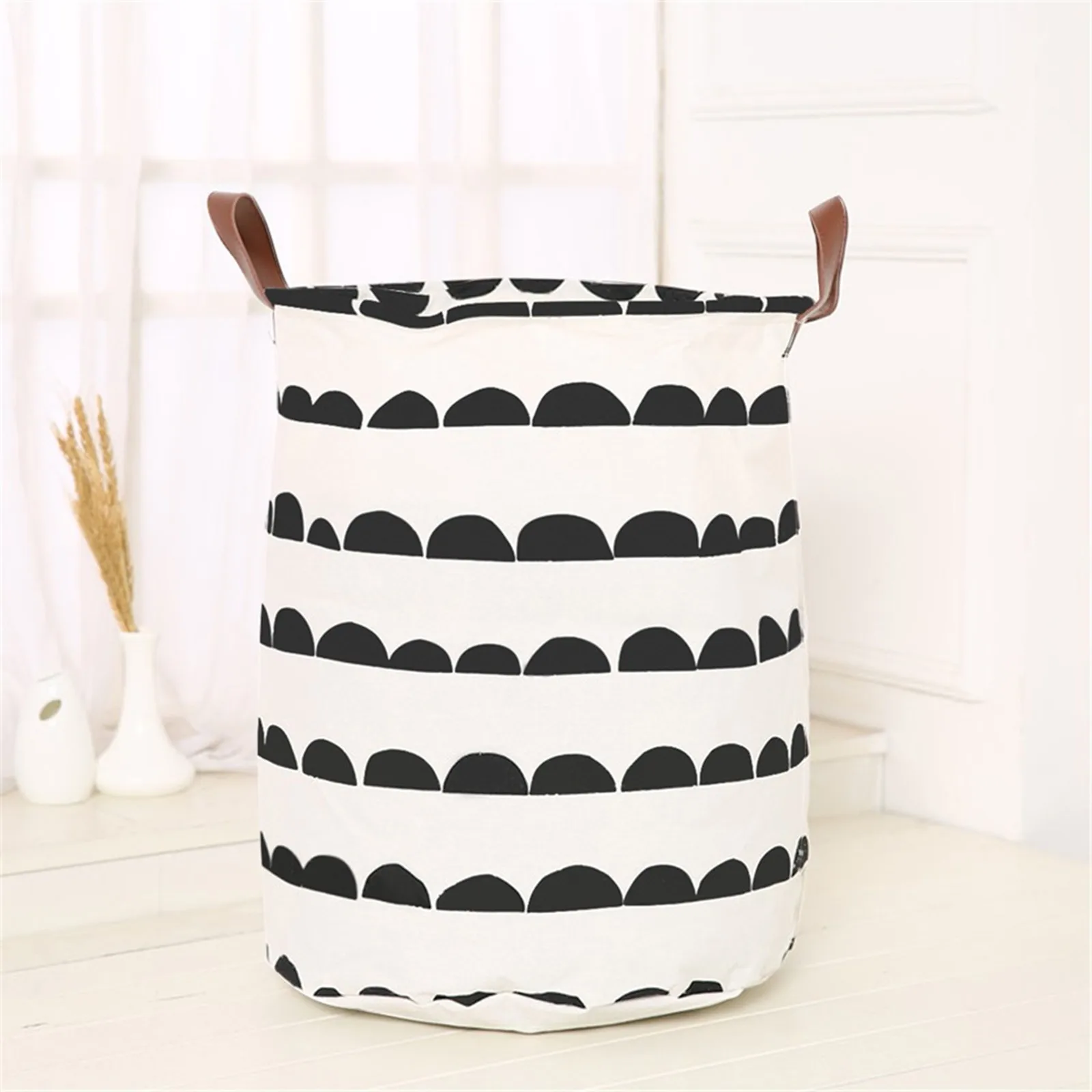 

Creative Storage Baskets Waterproof Canvas Sheets Laundry Clothes Toy Basket Folding Storage Box Panier