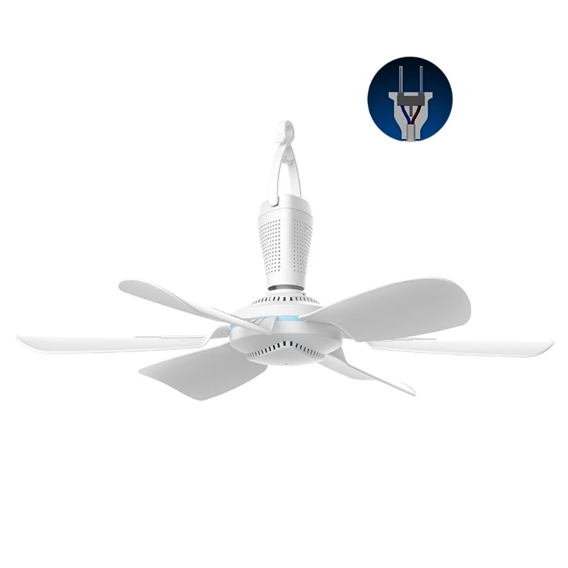 

AC 220V 8W 6 Leaves One Speed 16.5" Ceiling Fan mini Fan Dormitory Hanging fan with 1.8m Power Cable On Off Switch