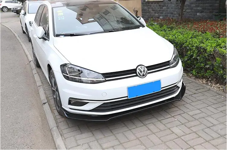 Для Volkswagen GOLF 7 5 Body kit спойлер 2014 2018 для ABS задний передний бампер диффузор защитные