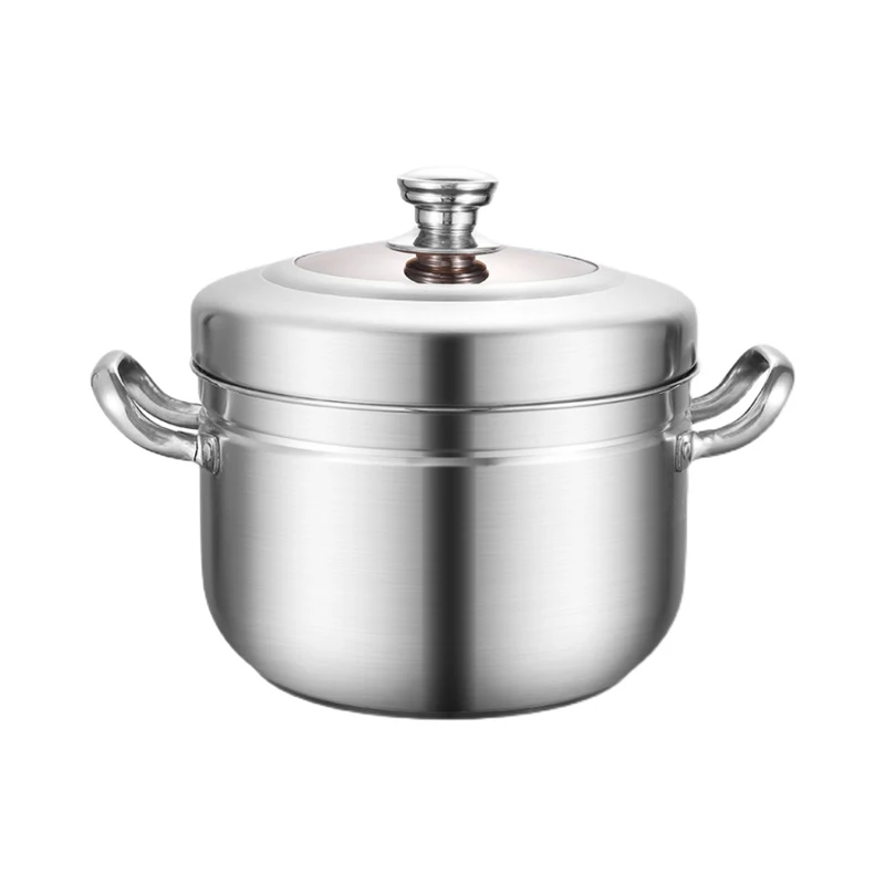 

Japanese Style Steamer Pot Stainless Steel Small Dual Purpose Steamer Cooker 1Tier Soup Pot Ollas De Cocina Cooking Utensils