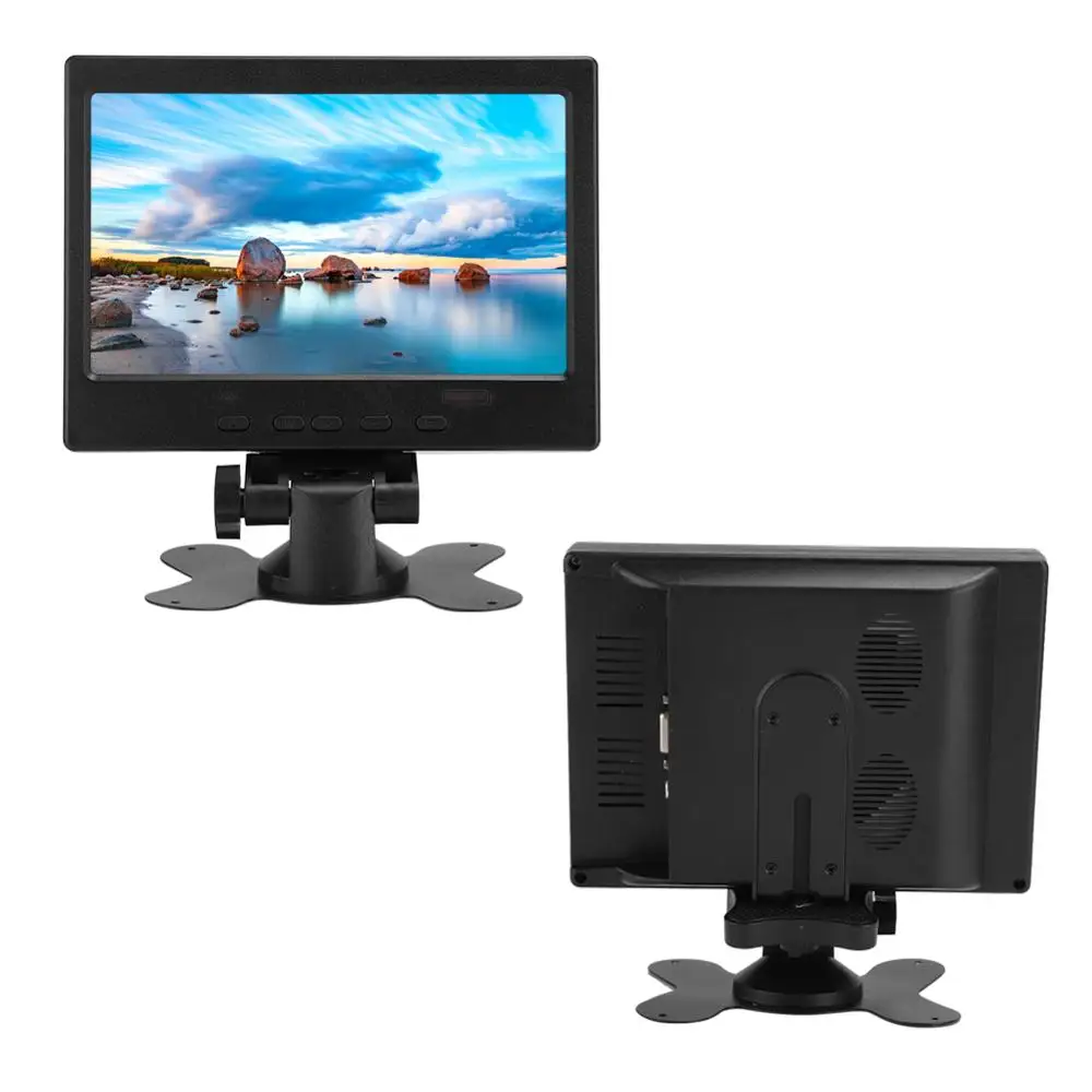 7 дюймовый монитор Портативный многофункциональная Дисплей HDMI/VGA/AV Вход 16:9 ЖК для