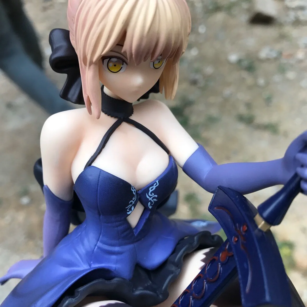 Новейшее черное платье саблей Fate Stay Night Ver. Экшн фигурка из ПВХ аниме модель