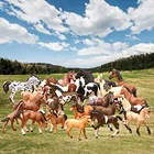 Фигурки животных, фермерских животных, лошадей, Аппалуза, Гарвард, Ганновер, Клайдсдейл, четверть, Арабская лошадь, экшн-фигурки, игрушки для детей