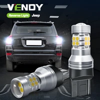 2pcs led reverse light blub backup lamp canbus no error w21w 7440 t20 for jeep compass 2011 2021