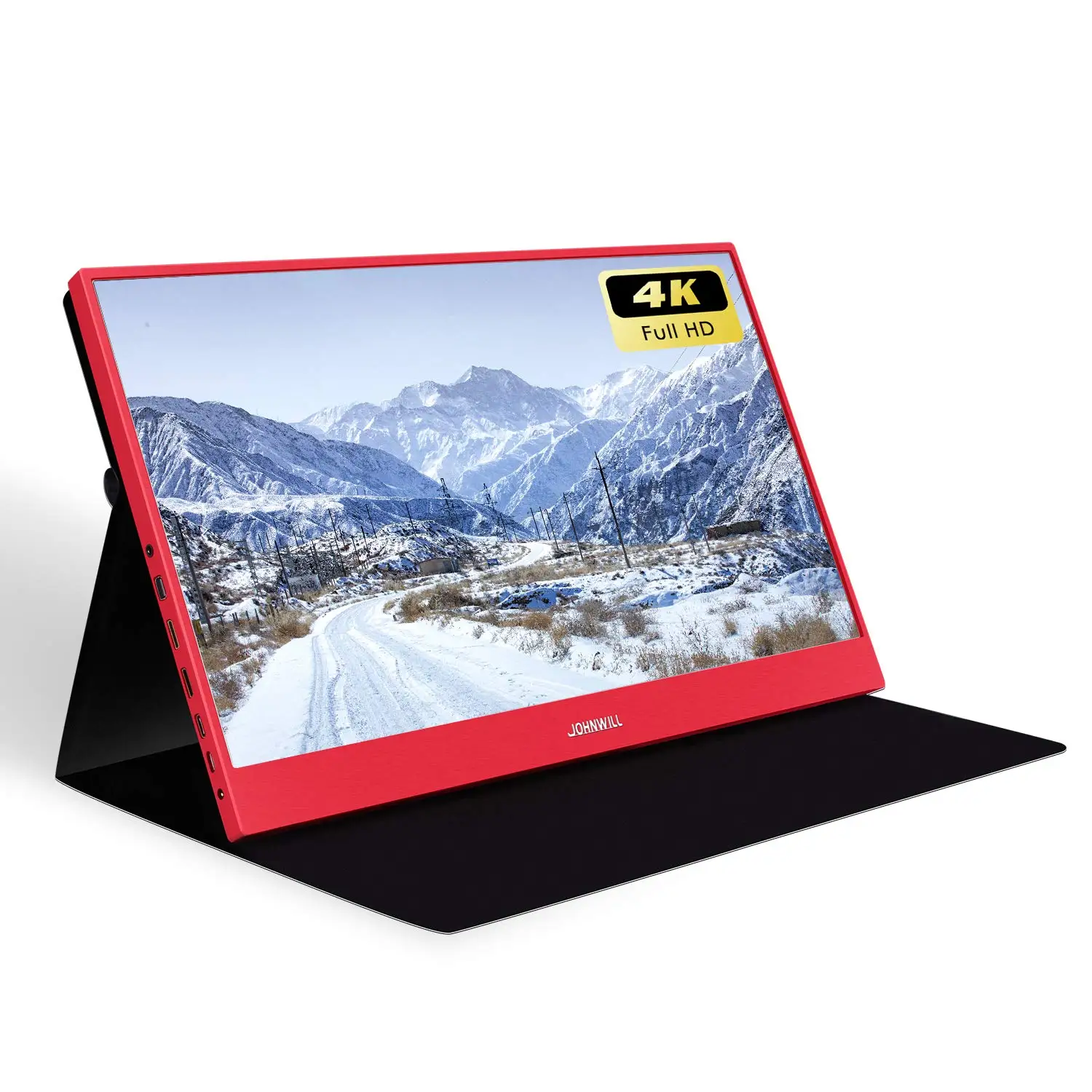 13.3 red monitor Новинка 13,3 дюймов 4K 3200x1800 ips type-C Портативный ЖК-дисплей с HDMI входом игровой монитор для PS3/PS4/Xbox 360 компьютерный ПК - Цвет: 13.3 red monitor