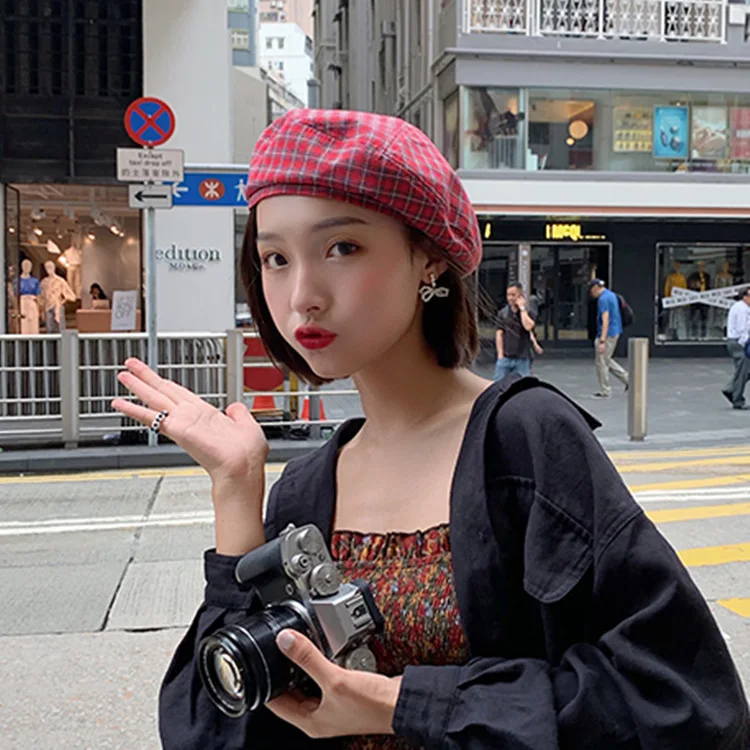 

wool Beret Lady Autumn Winter Warm Hats Female Elegant French FlatPainter Caps Boina para mujer sombreros pour femme Bonnet girl