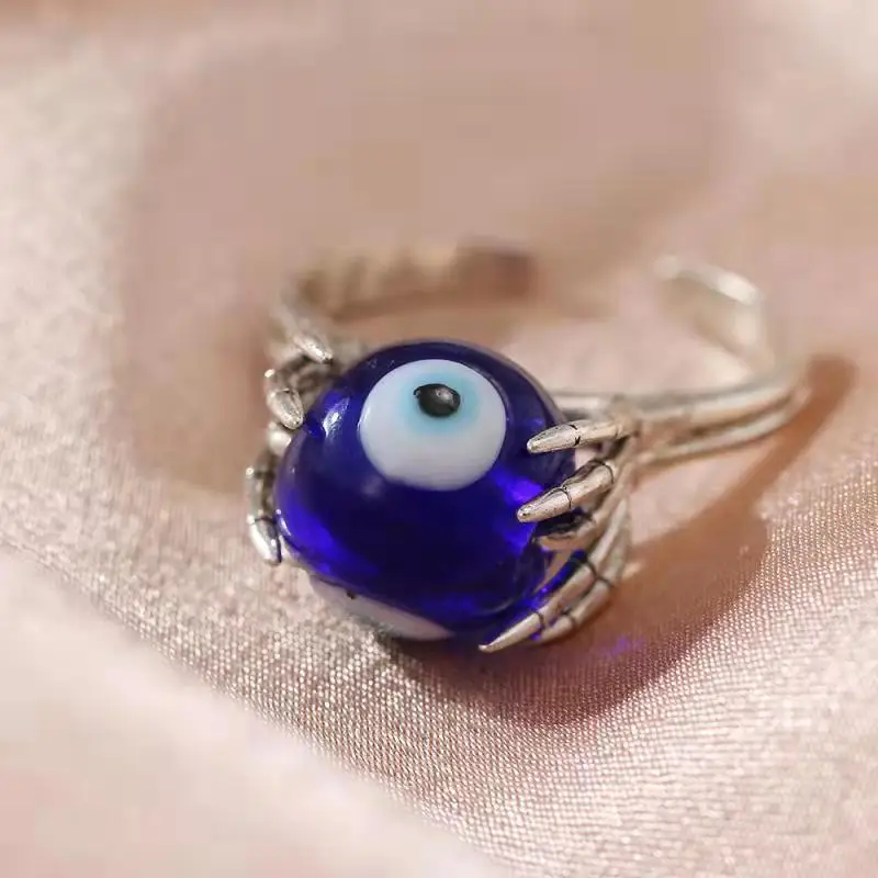 

Europe and The United States New Devil's Eyes Rotating Anti-stress Anxiety Opening Ring Men's Rings Women's Rings Couple Rings