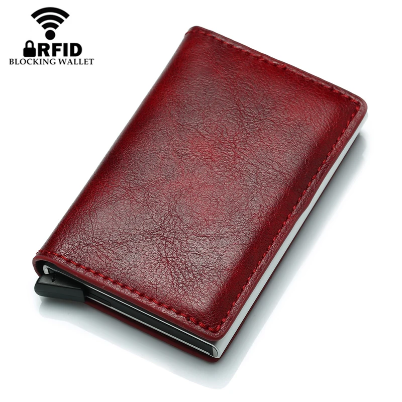Bycobecy держатель для кредитных карт Повседневный тонкий мини кошелек RFID