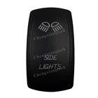 Подсветка для автомобиля лодки грузовика Swtich Cap-лазерная гравировка-боковые огни-для светодиодного Carling Arb Narva 4x4 RV Rocker Switch, только крышка