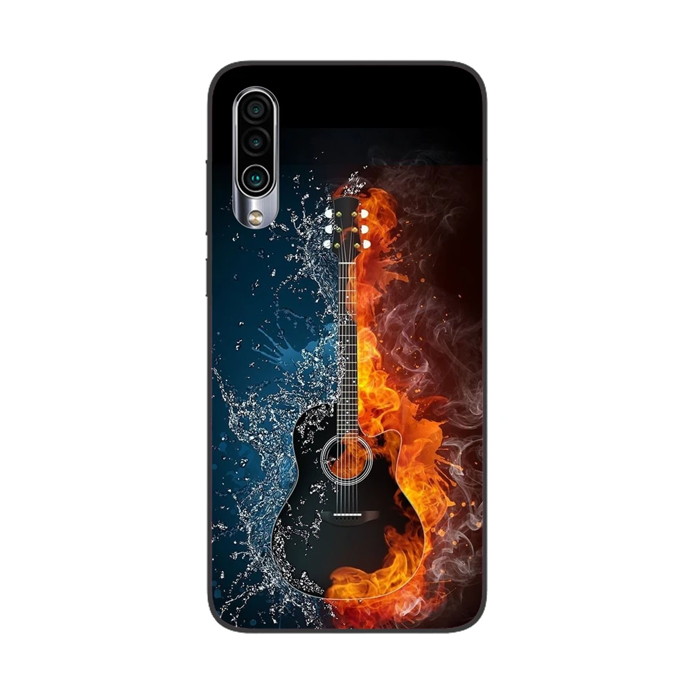 Силиконовый чехол GUCOON для Meizu 16Xs 6,2 дюймов, Мягкий защитный чехол из ТПУ для задней панели телефона, чехол-бампер с изображением волка розы