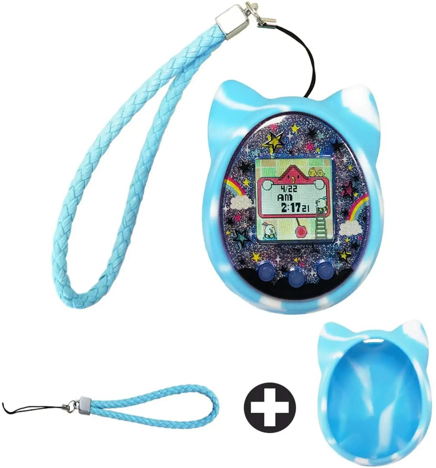 Силиконовый чехол для Tamagotchi на интерактивном игровом автомате защитный 4U + PS m!x iD L