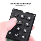 Мембранная коммутационная клавиатура kkпоруп 12 16 клавиш 4*4 4 4*3 4x4 4 4x3 матричная клавиатура мембранная коммутационная клавиатура для arduino