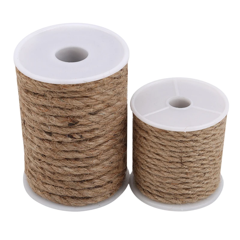 Premium Natural Sisal Rope For Pet Cat Tree Scratching Post Toy Climbing Frame Weaving Cats Making Desk Legs Binding | Дом и сад