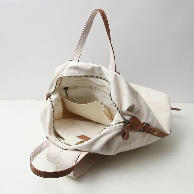 Новая Холщовая Сумка из воловьей кожи для мужчин и женщин подходит наплечной