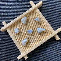 8x10 17x20mm natural freshwater pearl pendant triangle shape charms for diy jewelry necklace bracelet accessories whosale price