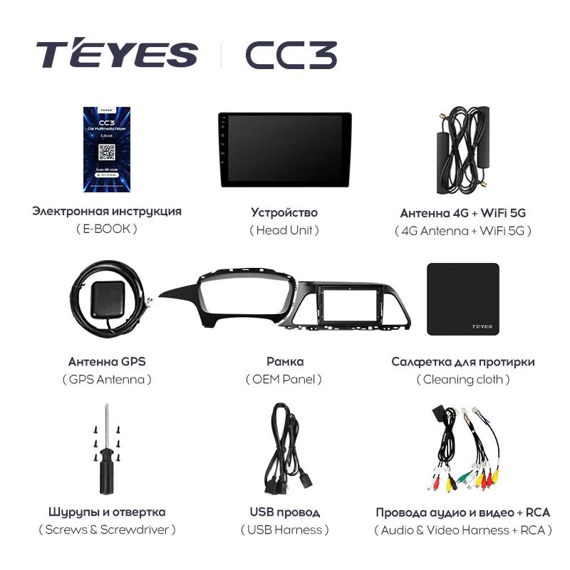 TEYES CC3 Штатная магнитола For Хендай Соната 7 LF Hyundai Sonata 2014 - 2017 до 8-ЯДЕР 6 + 128ГБ 27EQ DSP