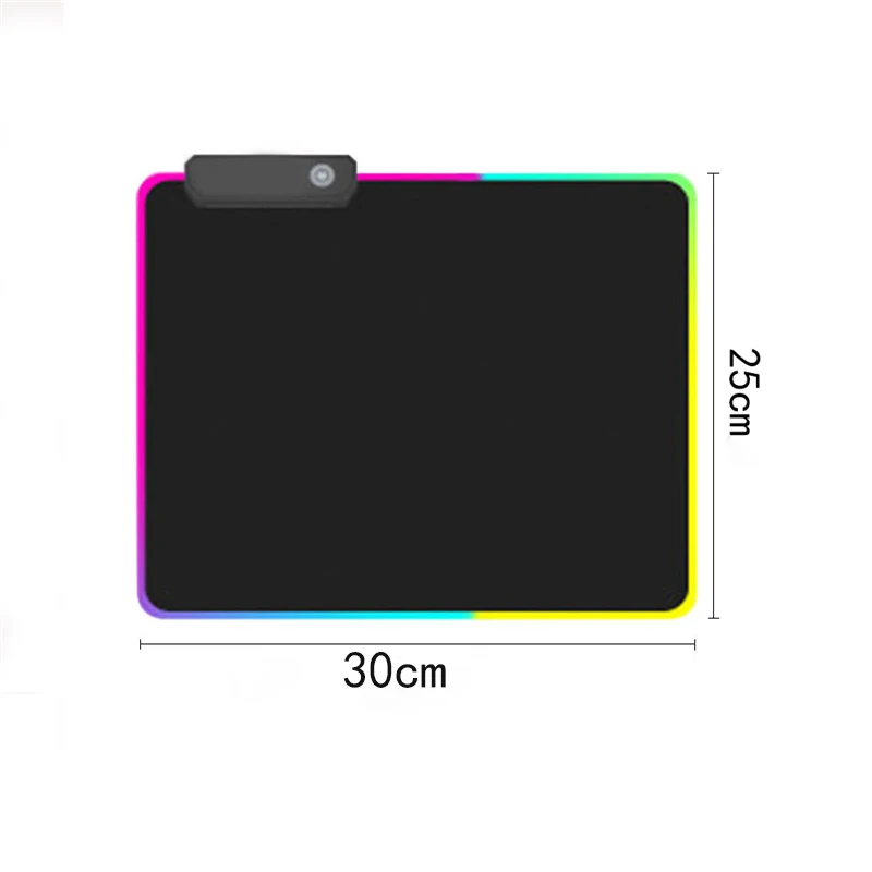 Большой светодиодный RGB коврик для мыши светящийся игровой коврик для мыши цветной Большой светящийся USB светодиодный с расширенной подсветкой Клавиатура PU Нескользящая