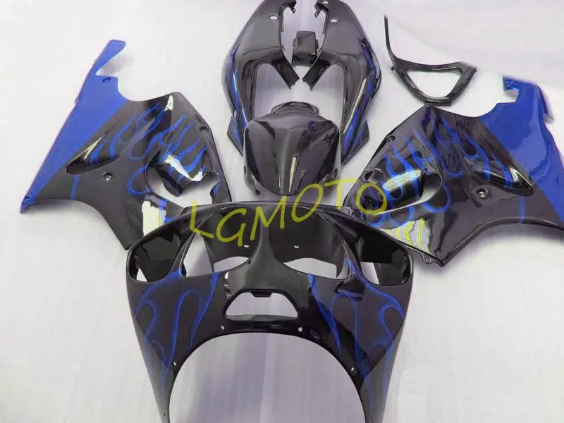

Free customize body kit for blue black Kawasaki Ninja ZX 7R 1996 1997 1998 1999 2000 2003 ZX7R 96 97 98 01 02 bodywork fairings