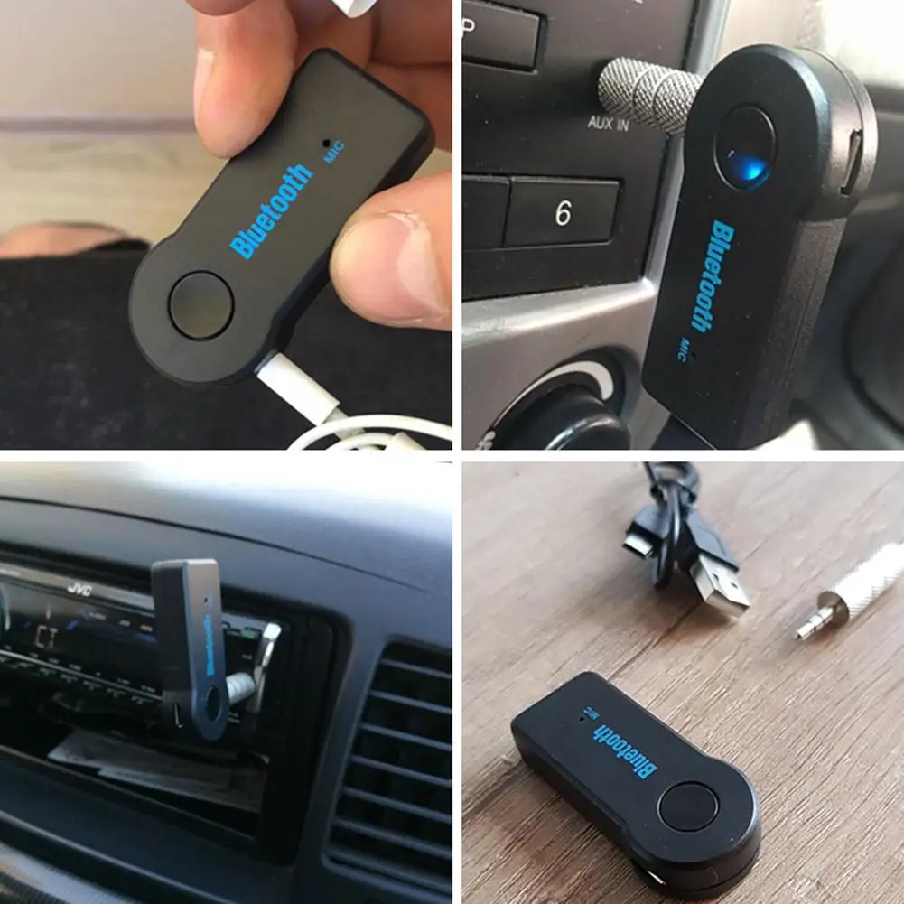 Автомобильный Bluetooth приемник 3 5 мм для телефона AUX аудио MP3 автомобильный стерео
