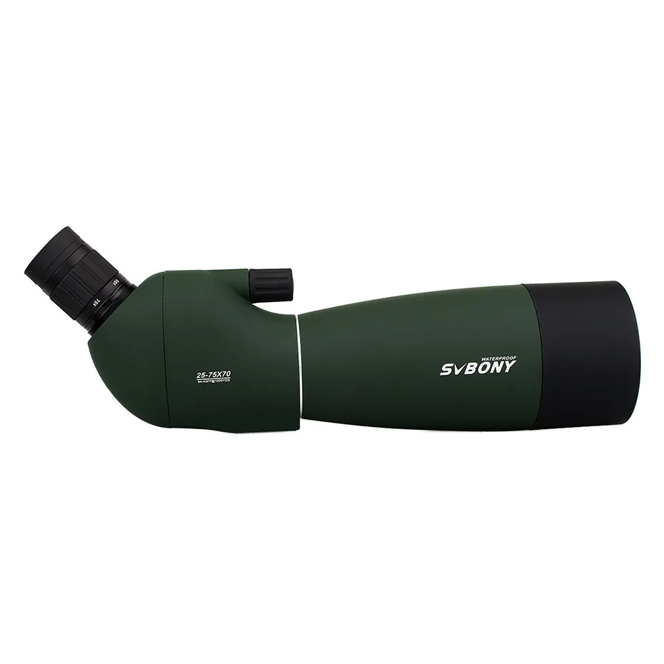 SVBONY 25-75x70mm Зрительная труба SV28 телескоп непрерывное Масштабирование BK7 Призма MC Объектив водонепроницаемый охотничий Монокуляр+ штатив F9308B для охоты, стрельбы, стрельбы из лука, наблюдения за птицами