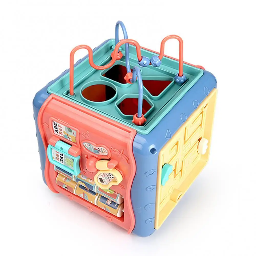 

Hexahedron Puzzle Game Kids Activity Cube Shape Blocks Learning Educational Toy