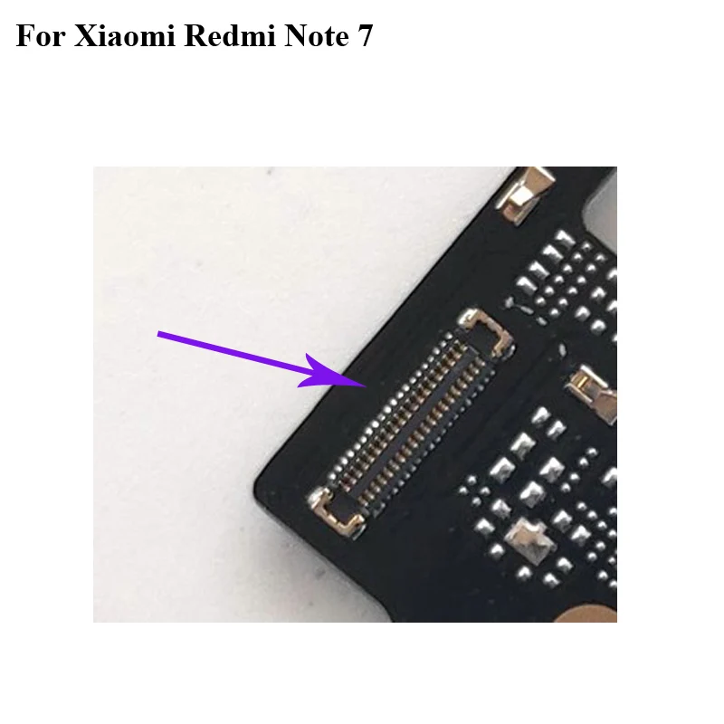 2 шт. док-разъем mi cro usb порт для зарядки разъем FPC для Xiao mi Red mi note 7 логика на материнской плате xiao mi hong mi note7