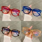 Модная квадратная оправа для очков с защитой от синего света для женщин и мужчин, оправа для оптических очков для компьютера, украшение для офиса, искусственные очки