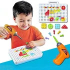 149193 шт. Игрушки для мальчиков, детские электрические дрели, головоломки, игрушечные дрели, винты в сборке, развивающая игра для строительства