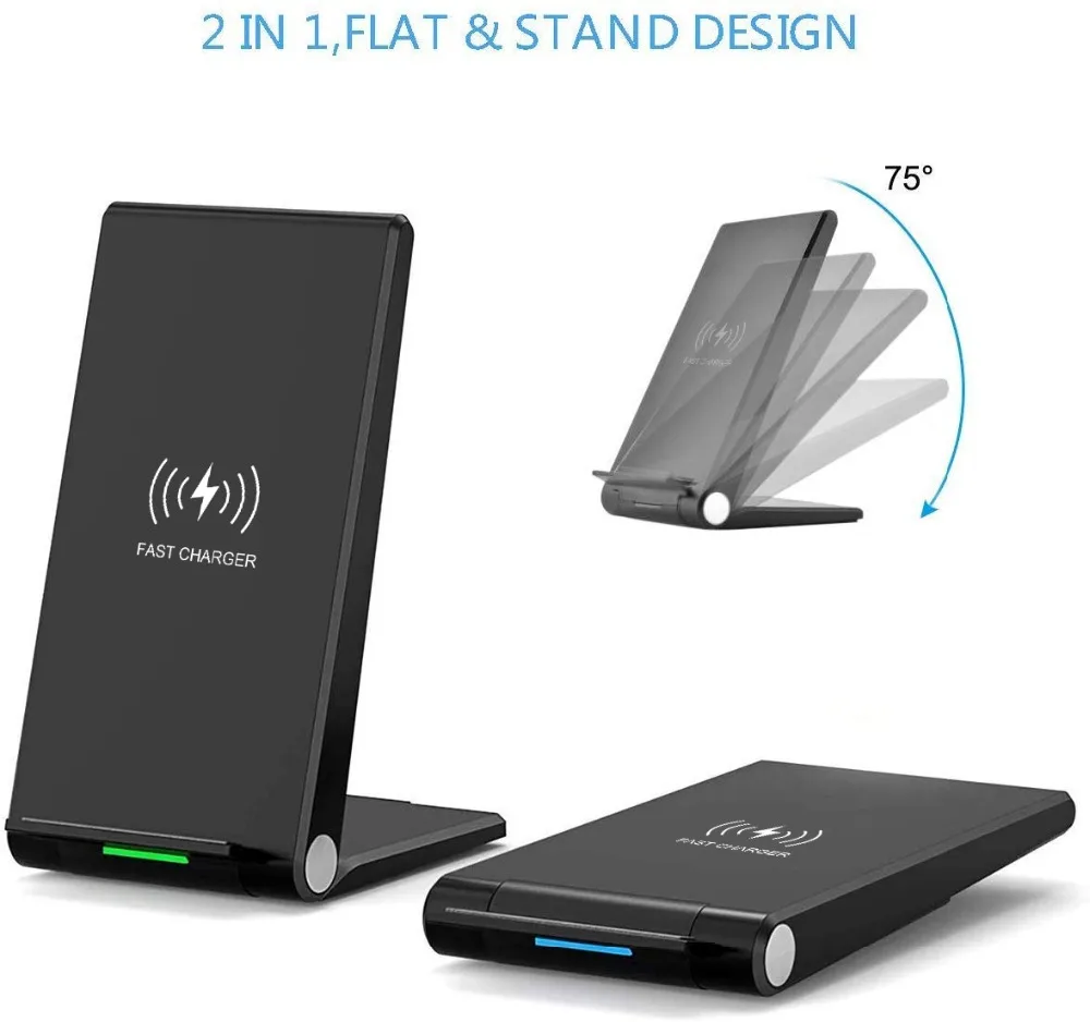 

Blackview BV9900 BV9800 BV9500 Plus BV9600 Pro BV6800 pro BV5800 BV6300 Pro15W Qi Wireless Charger Fold Holder Fast Charging